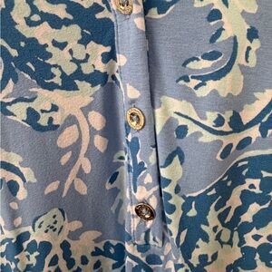 NEW Lilly Pulitzer Sadie Polo Dress UPF 50+ Turtley Awesome Dress size XL